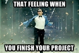 That Feeling When You Finish Project 1